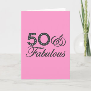 Carte 50 et cadeau fabuleux
