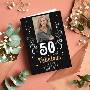 Carte 50 et Fabulous Foliage 50e Anniversaire Photo