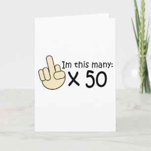 Carte 50e anniversaire