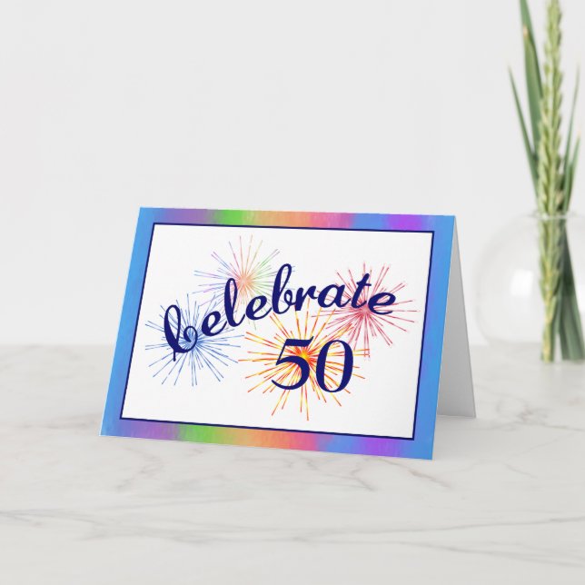 Carte 50e anniversaire (Devant)