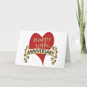 Carte 50e anniversaire
