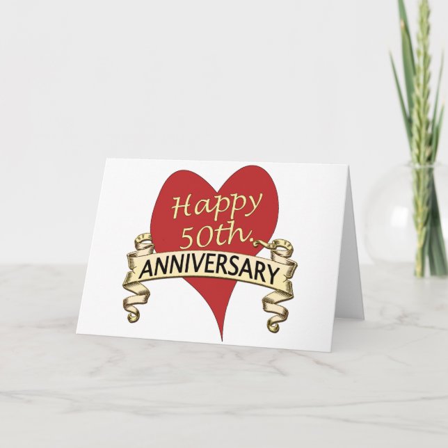 Carte 50e anniversaire (Devant)