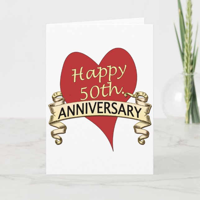Carte 50e anniversaire (Devant)