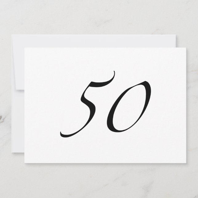 Carte 50e anniversaire (Devant)