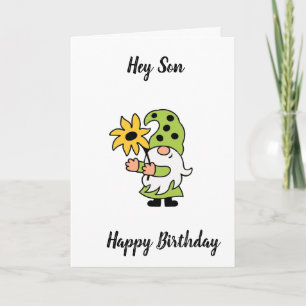Carte **50e ANNIVERSAIRE** AU FILS DU COOL GNOME