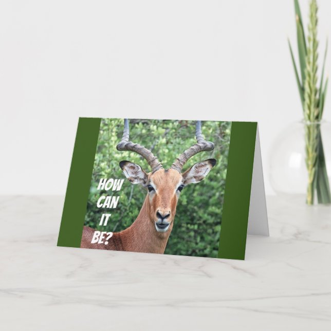 Carte "50e ANNIVERSAIRE CHOCQUE CE CERF" (Devant)