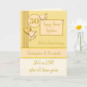 Cartes De Vœux 50 Ans Mariage Zazzle Fr