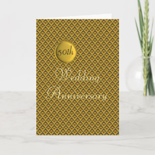 Carte 50e anniversaire de mariage