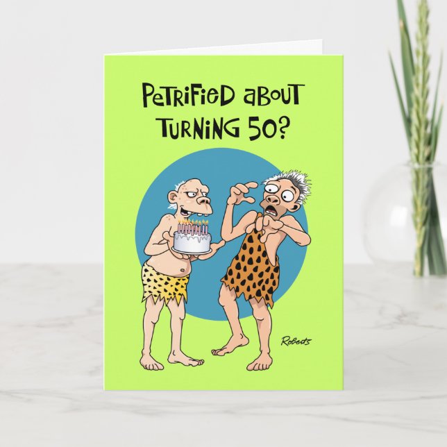 Carte 50e anniversaire de son fils (Devant)