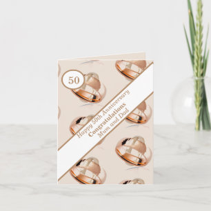 Carte 50e anniversaire du Mariage