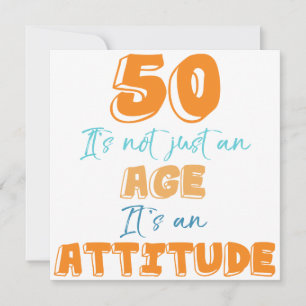 Carte 50e anniversaire Gag cadeau