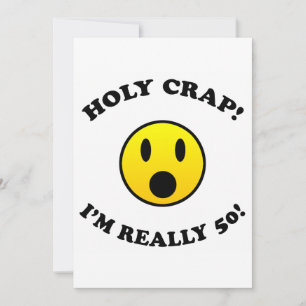 Carte 50e anniversaire Gag Cadeaux