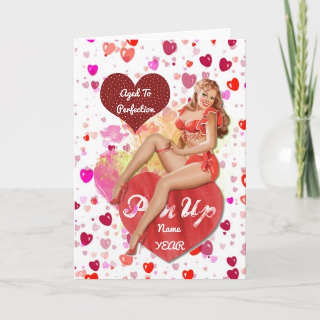 Carte 50e anniversaire HER Cadeaux en Partyware personna (Devant)