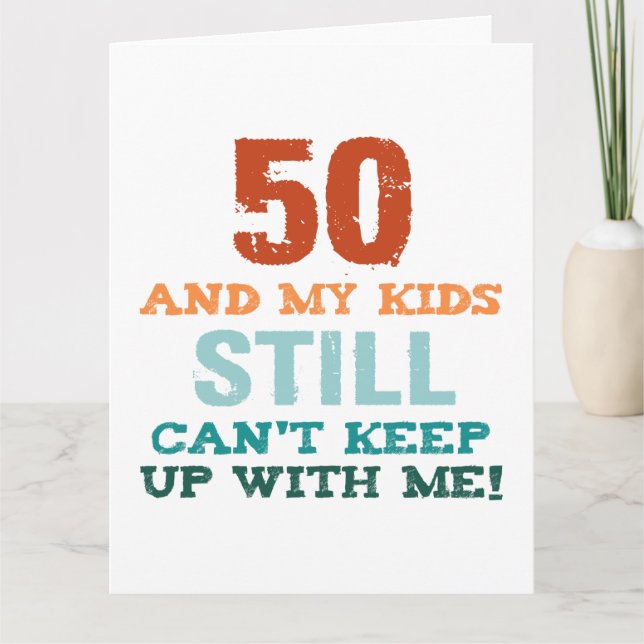 Carte 50e anniversaire pour les parents (Devant)