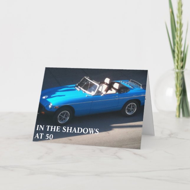 Carte ***50e ANNIVERSAIRE*** SHINE BABY SHINE (Devant)