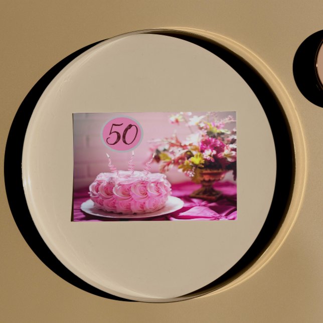 Carte 50e anniversaire spécial pour elle (Créateur téléchargé)