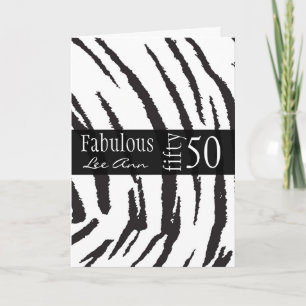 Carte 50e Birthday Card pour les femmes enceintes
