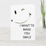 Carte **50th BIRTHDAY*** I WANT TO MAKE YOU "SMILE" FUNN<br><div class="desc">**50th BIRTHDAY GREETINGS WITH A SMILE AND A JOKE*** I THINK THIS CARD IS SO CUTE FOR JUST ABOUT ANYONE!!! THANK YOU FOR STOP BY 1 OF MY 8 STORES !</div>