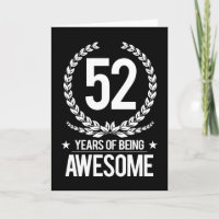 52e anniversaire (52 ans d'être génial)