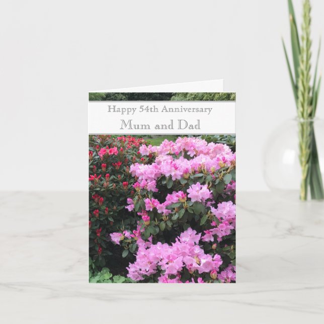 Carte 54e anniversaire du Mariage (Devant)