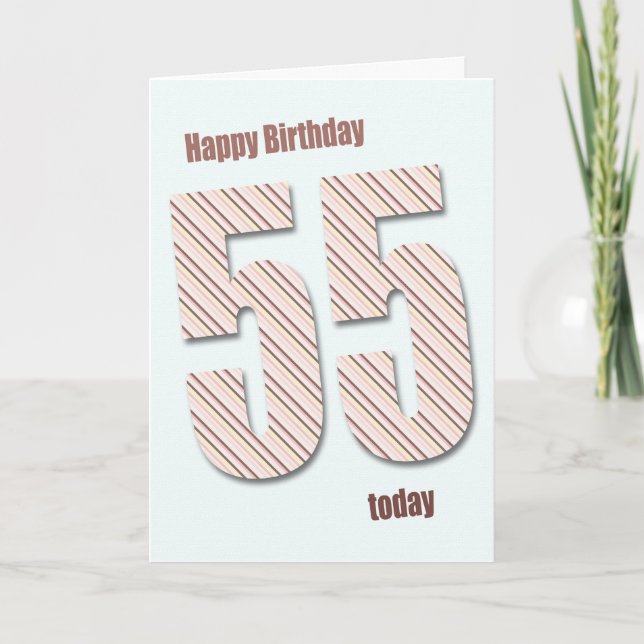Carte 55e anniversaire (Devant)