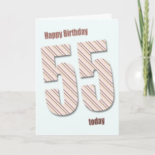 Carte 55e anniversaire