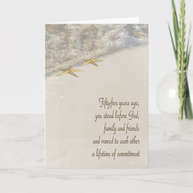 Carte 55e anniversaire de Starfish (Devant)