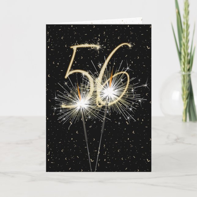 Carte 56e anniversaire du mariage (Devant)