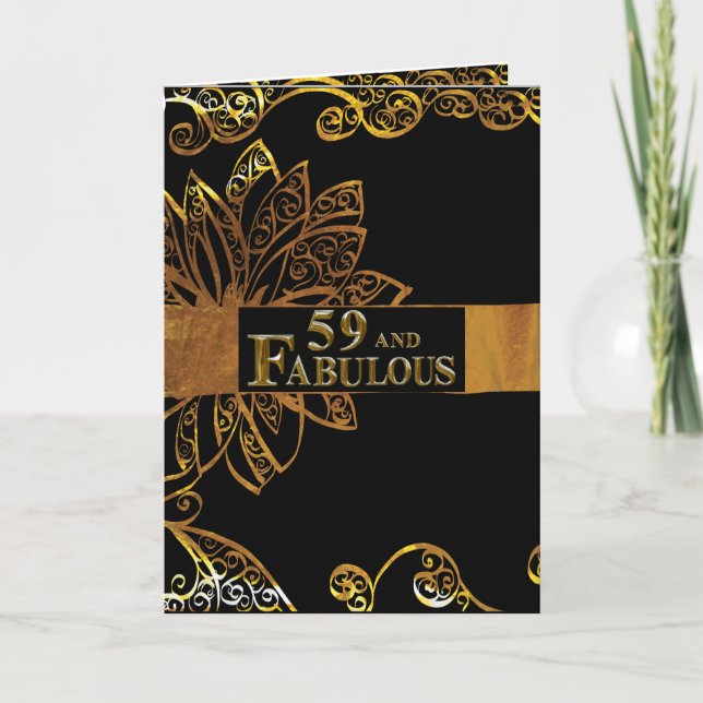 Carte 59e anniversaire (Devant)