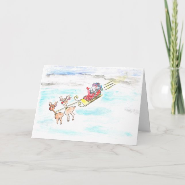 Carte 5 de Noël de Sila (Devant)