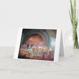 Carte #5 Le roi de Bohême Premysl Otakar II, Mucha