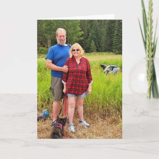 Carte 5"x7" Folded Card || Farm Photobomb (Devant)