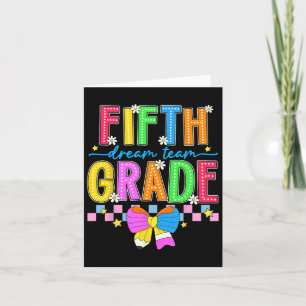 Carte 5e année pour filles garçons Enseignant 5e année R