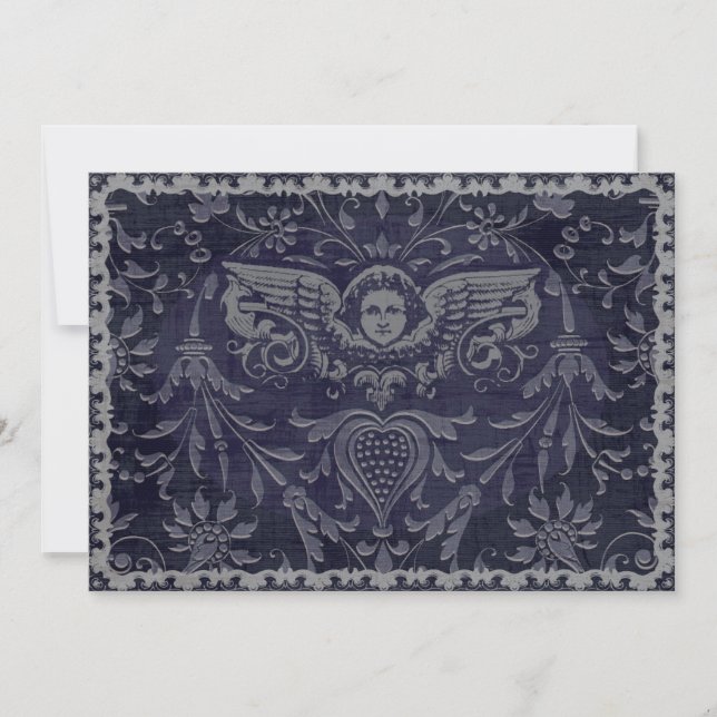 Carte 5x7 Horizontale Ange Sombre (Devant)