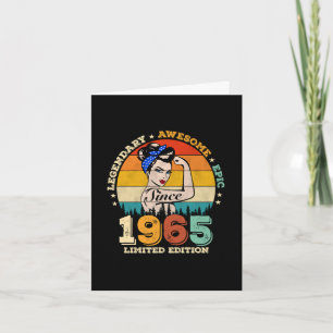 Carte 60 ans Anniversaire 1965 Vintage 60e anniversaire 