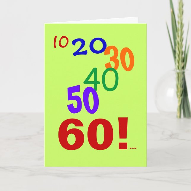 Carte 60 Comptable comptable CPA 60e anniversaire (Devant)