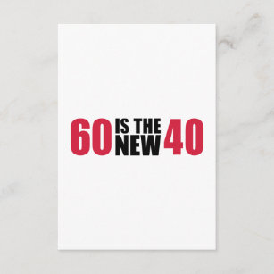 Carte 60 est le nouvel anniversaire 40