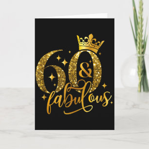 Carte 60 Et Fabuleux Joyeux Anniversaire À Moi 60ème Ann