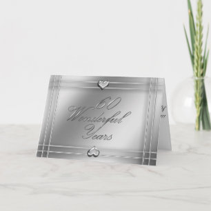 Carte 60 merveilleuses années (anniversaire de mariage)