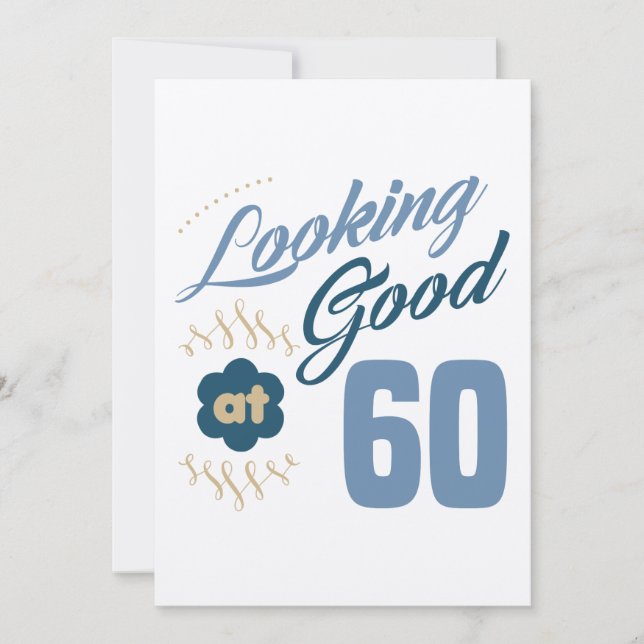 Carte 60e anniversaire A l'air bon (Devant)