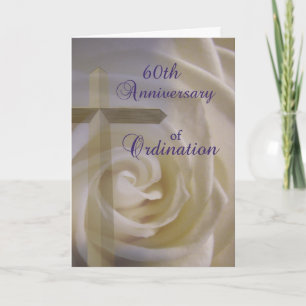 Carte 60e anniversaire de l'ordination