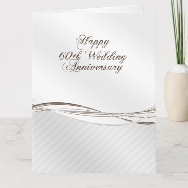 Carte 60e anniversaire du Mariage (Devant)