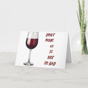 Carte **60e ANNIVERSAIRE** FÊTE QUE VOUS AVEZ REÇUE!