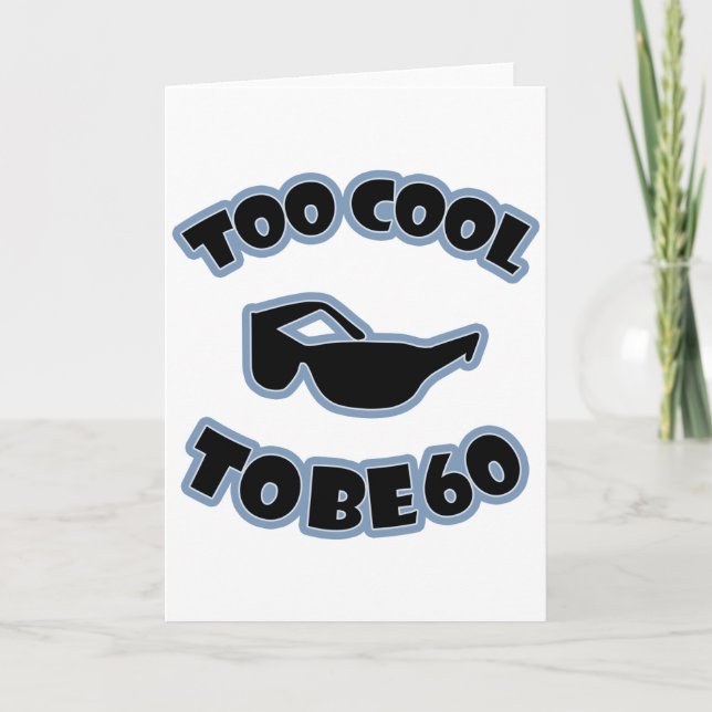 Carte 60e anniversaire Gag cadeau (Devant)