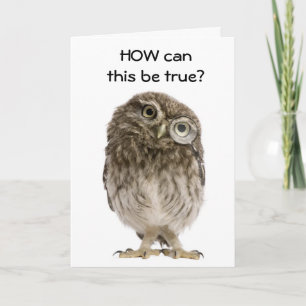 Carte **60e** QUI PENSE QUE VOUS POUVEZ ÊTRE AUSSI VIEIL