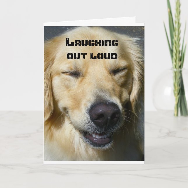 Carte **60th BIRTHDAY** LAUGHING OUT LOUD! Card (Devant)