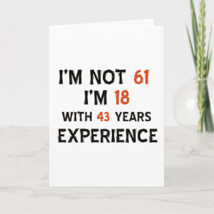 Carte 61e anniversaire