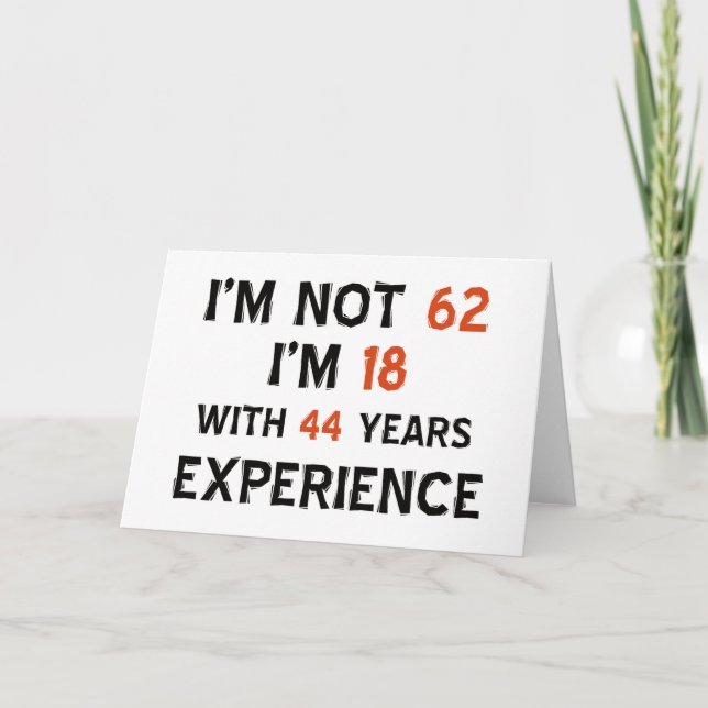 Carte 62e anniversaire (Devant)