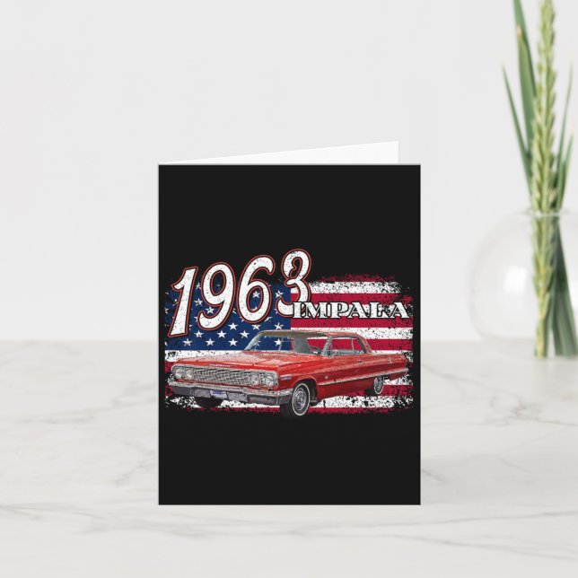 Carte 63 Impala Lowrider Ss 4 juillet Américain (Devant)