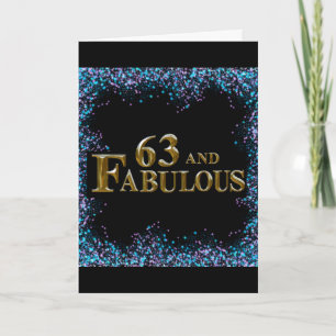 Carte 63e anniversaire
